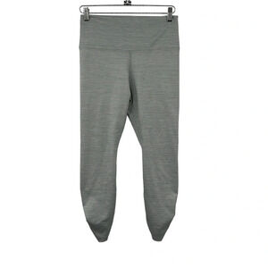 Nike‎ Leggings Womens Large Gray Dri Fit Yoga Ruched 7/8 Tights Workout